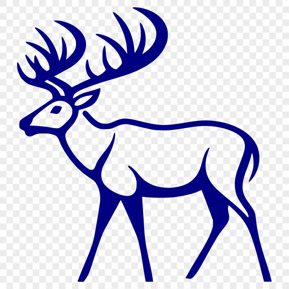 Free Unique Deer Vector Drawing