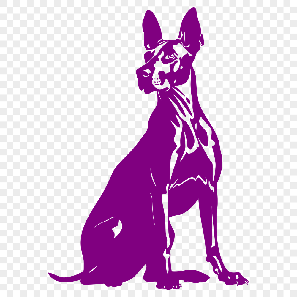 Artistic Doberman Pinscher SVG