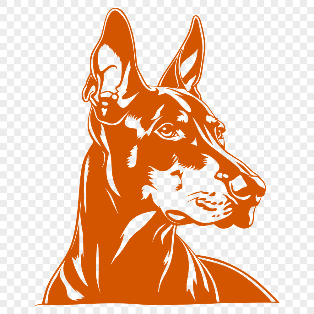 Artistic Doberman Pinscher In PDF