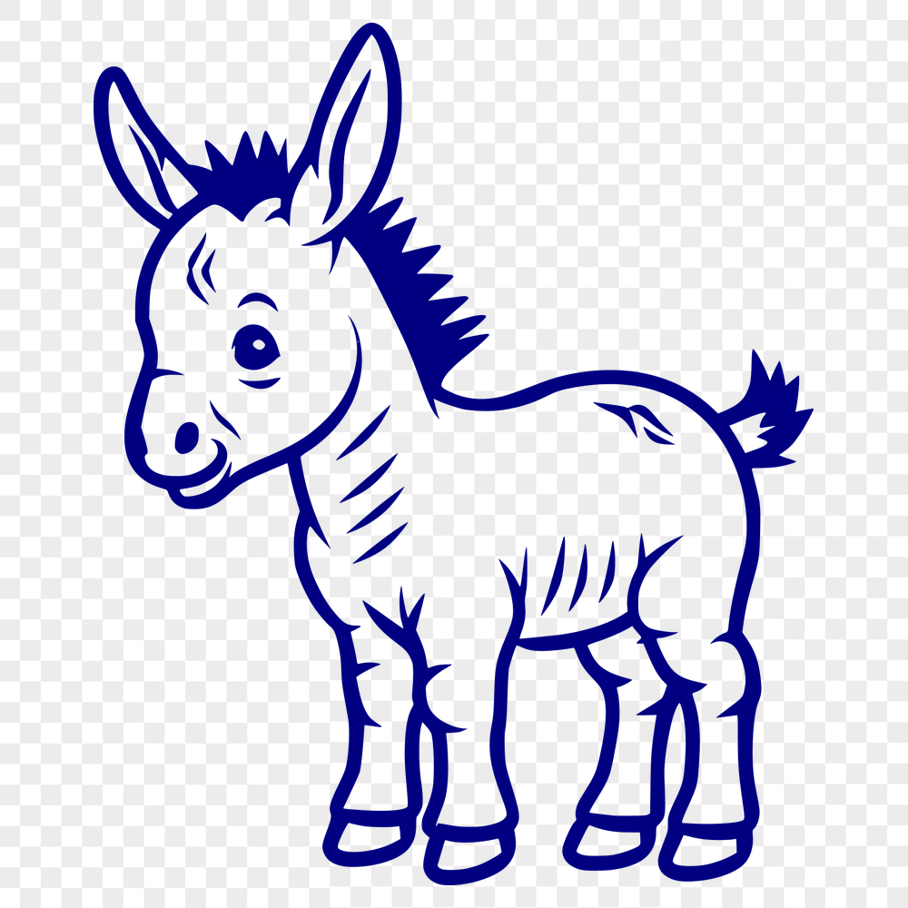 Free Stunning Donkey Decal