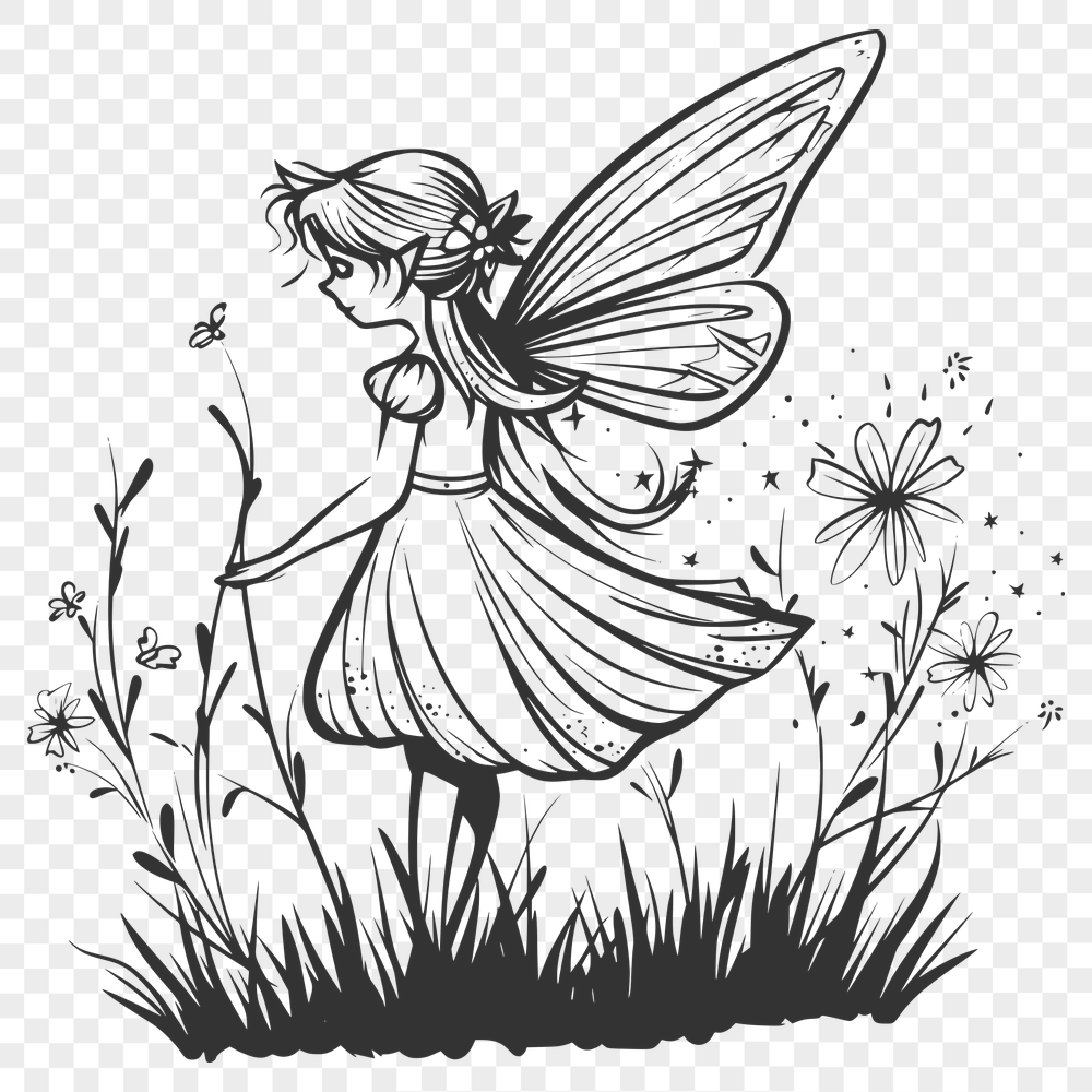 Floral Fairy Artwork