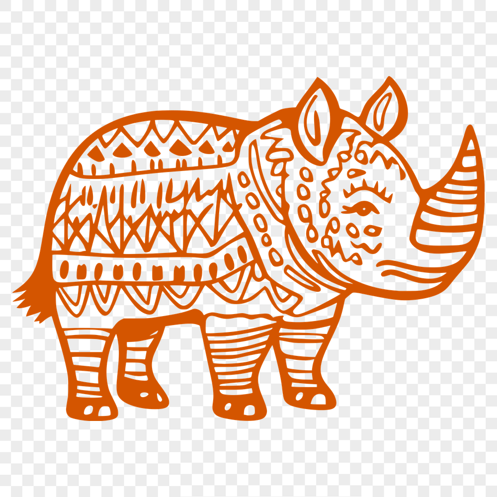 Free Unique Safari Animal Vector Drawing PNG - Commercial Use