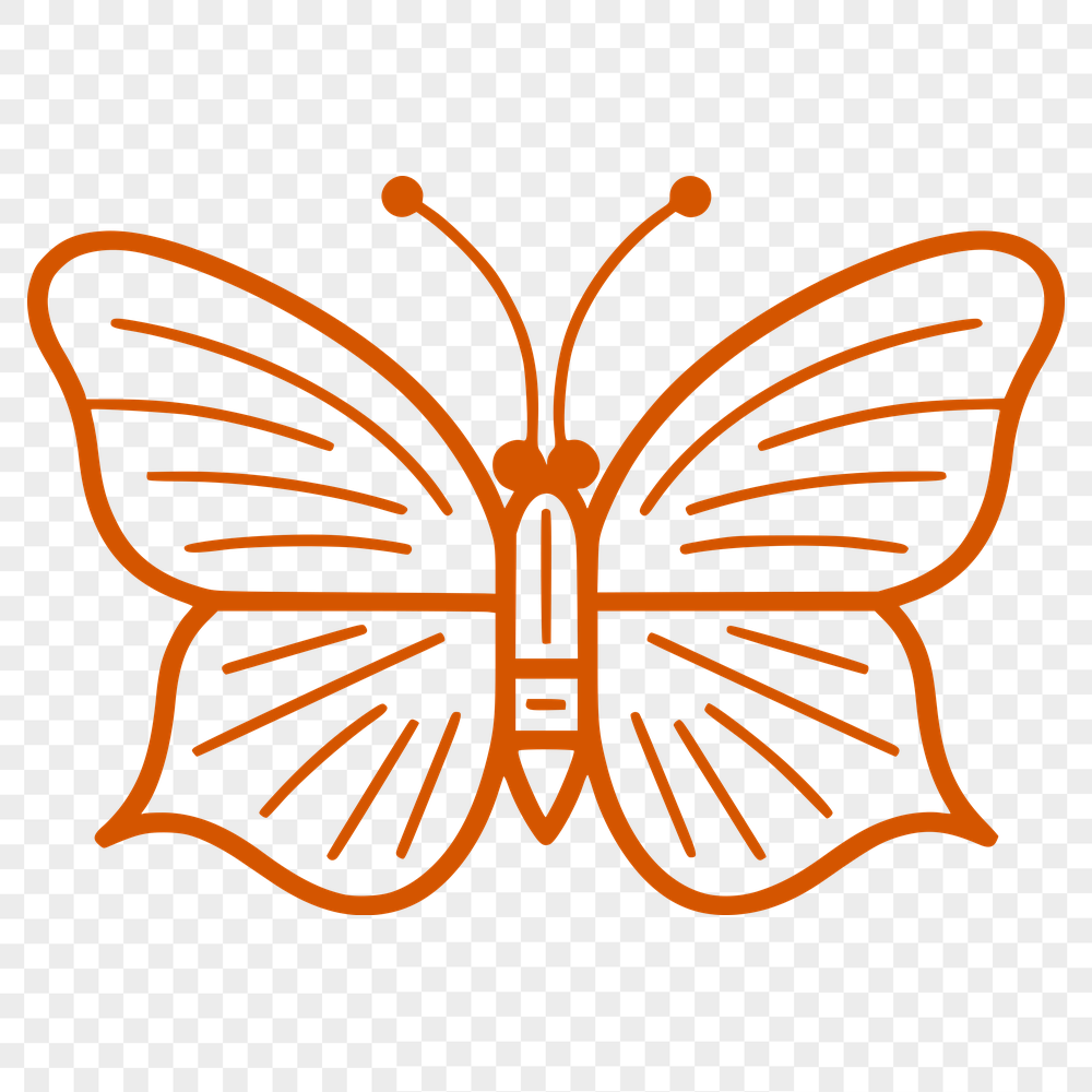 Free Unique Butterfly Vector Craft File