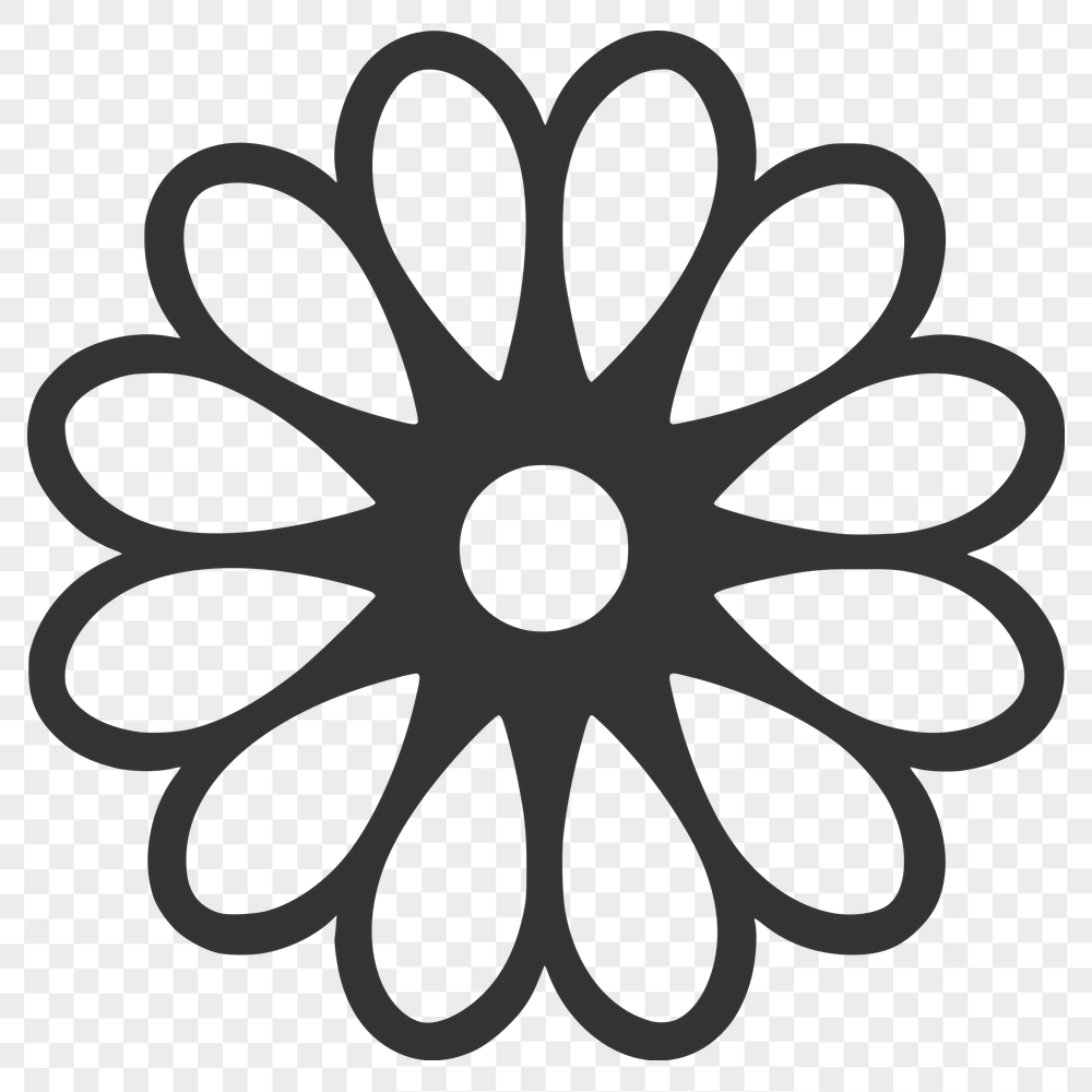 Unique Flower - Laser Cutter SVG