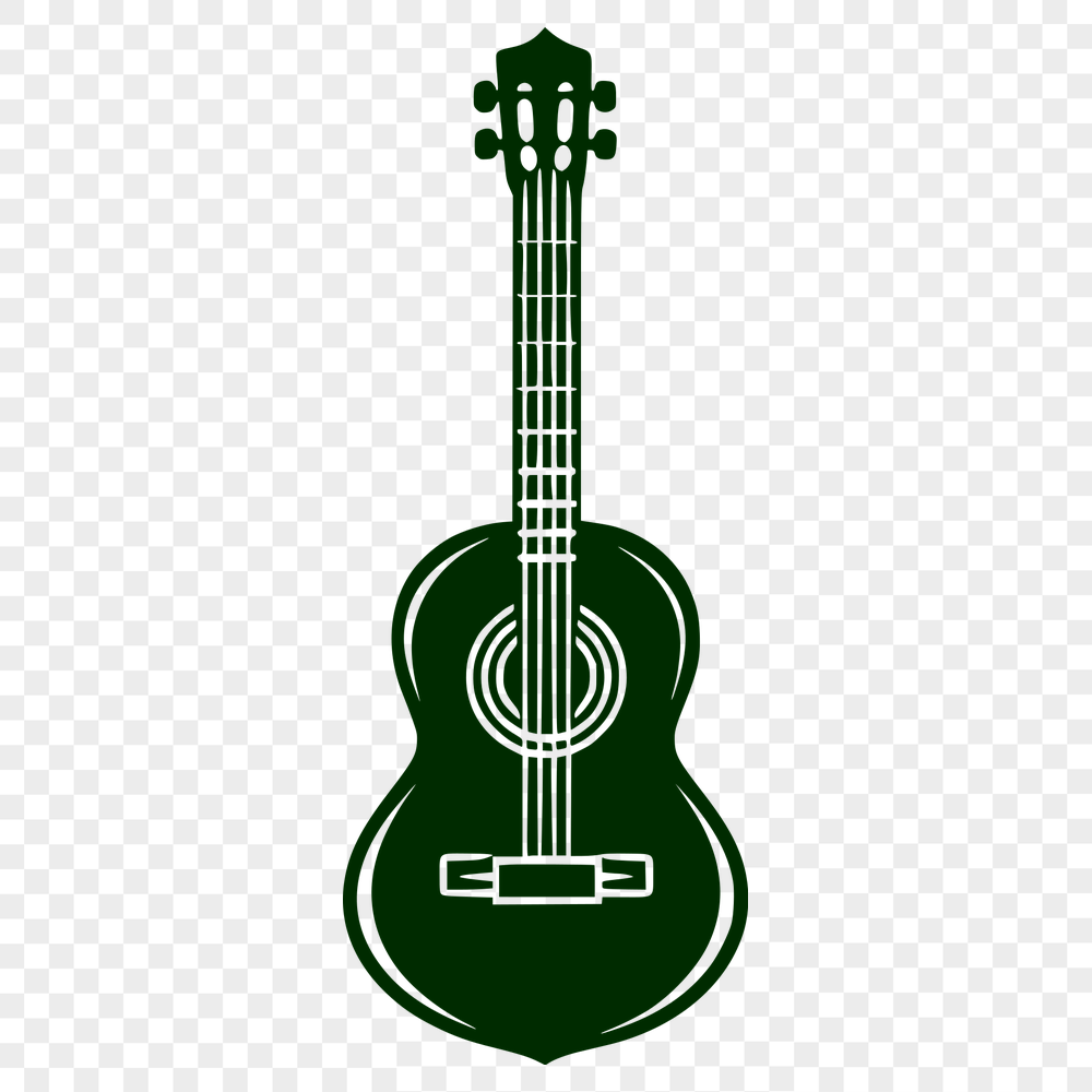 Free Beautiful Guitar Illustration