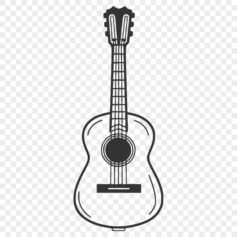 Unique Guitar PNG