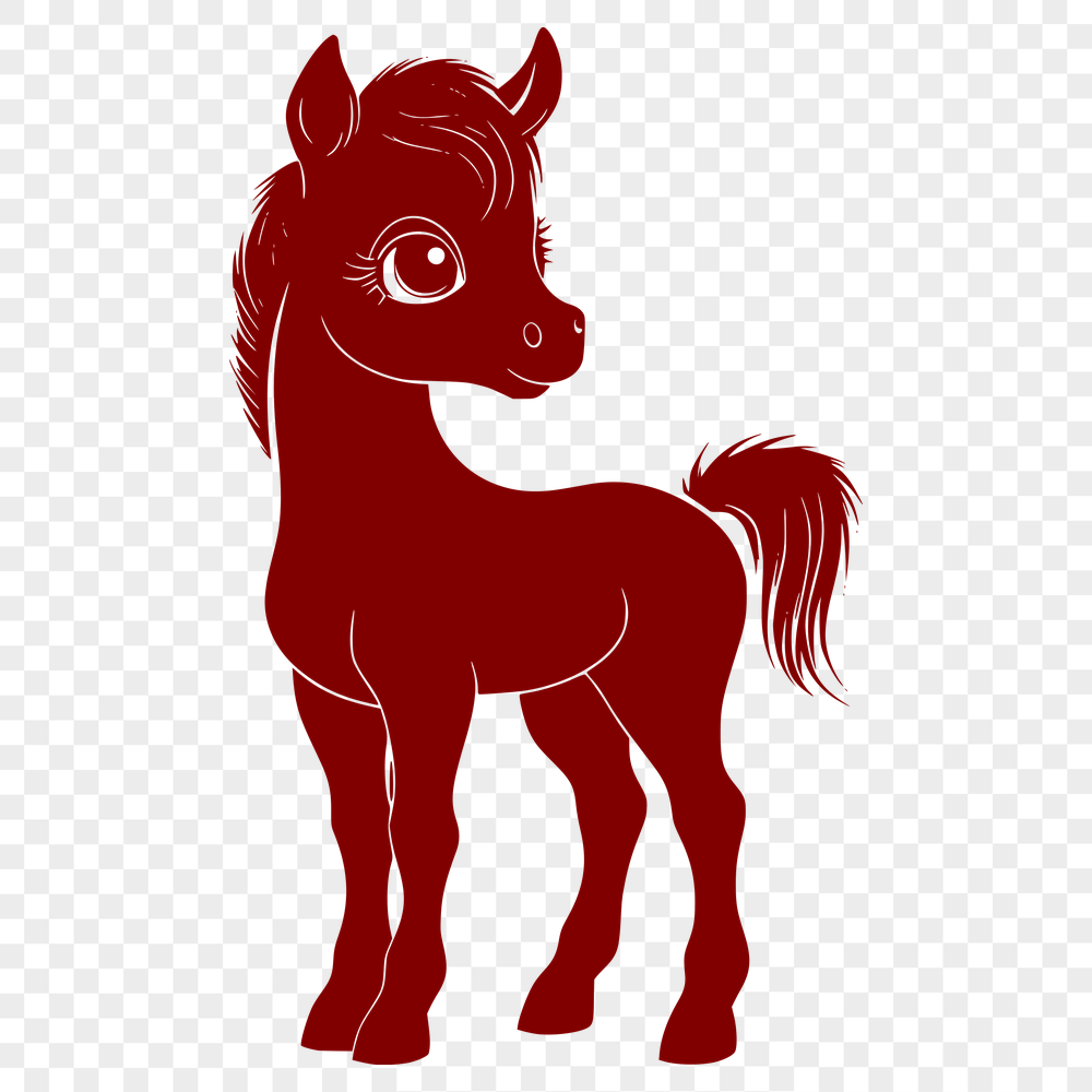 Free Unique Horse Clipart DXF - Commercial Use