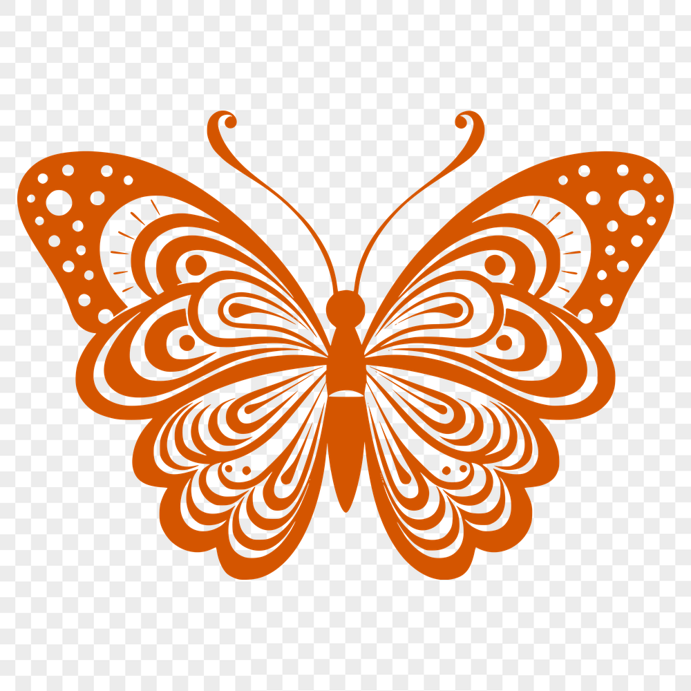 Artistic Butterfly SVG