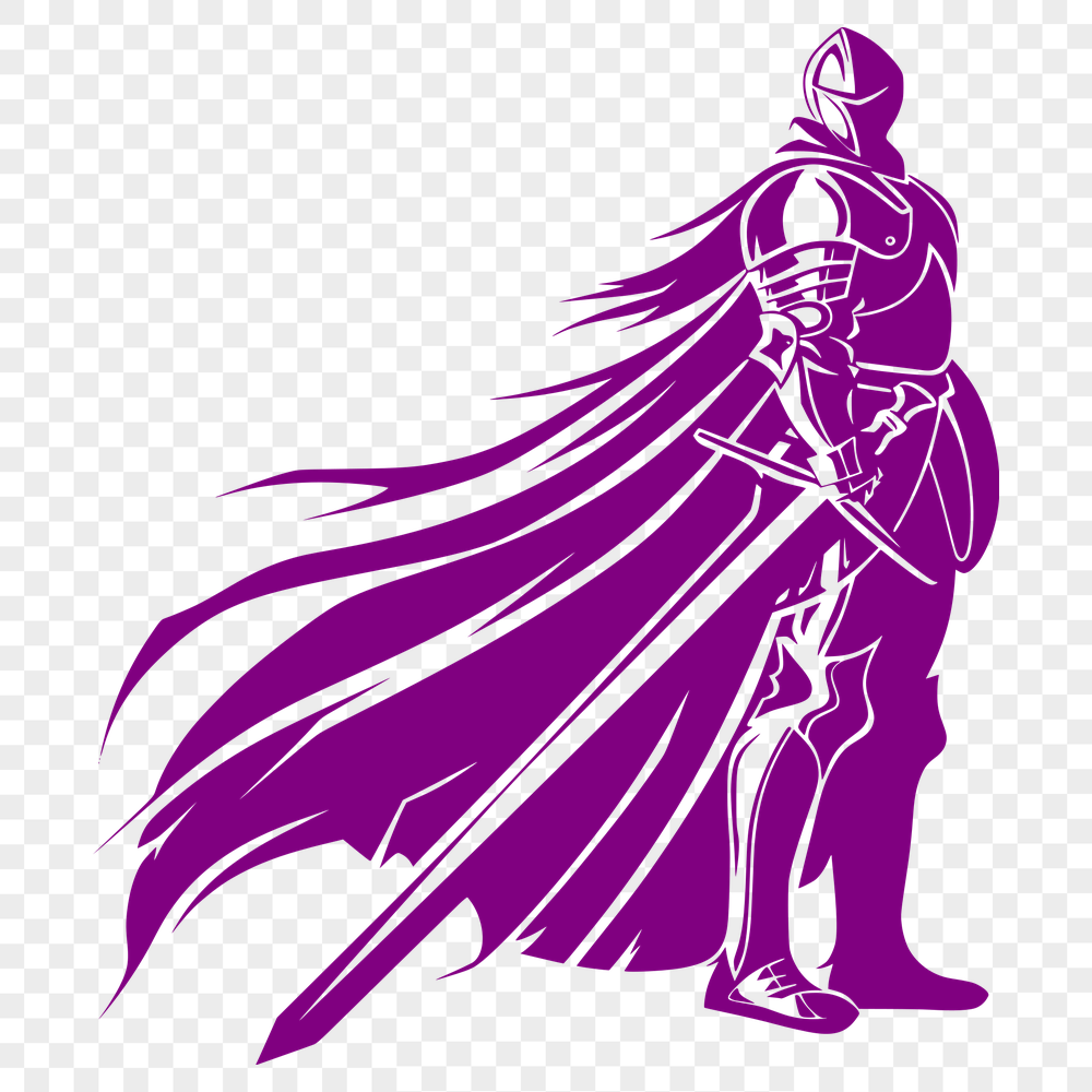 Artistic Knight Digital Drawing