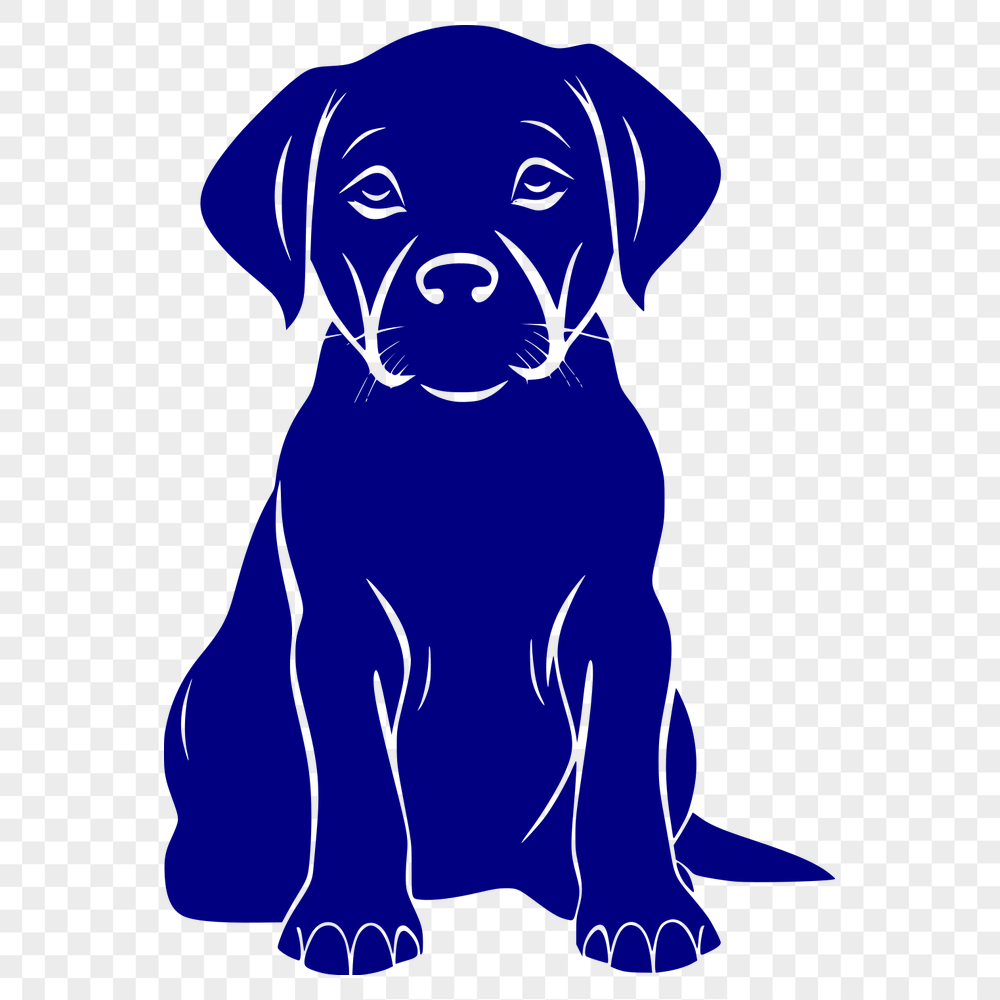 Stunning Puppy Vector Illustration