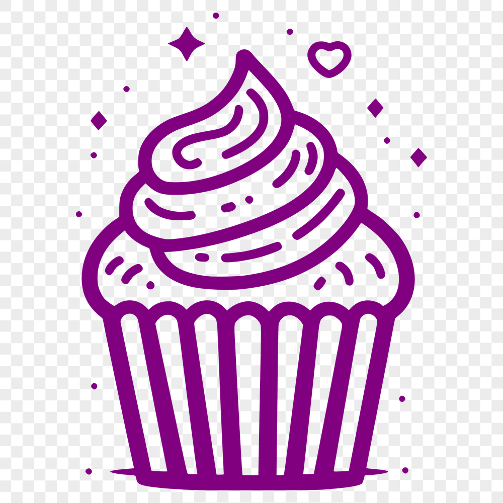 Beautiful Cupcake SVG