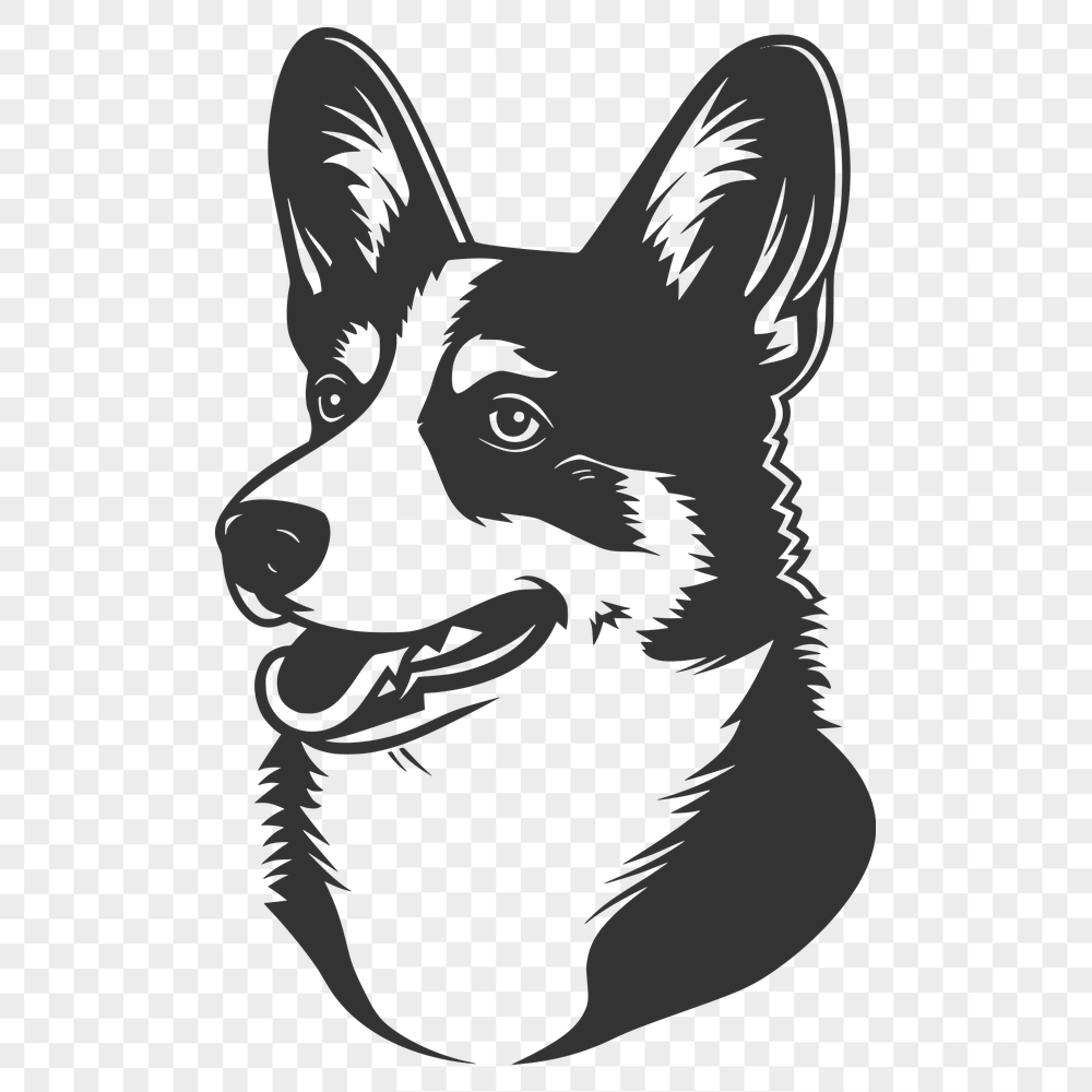 Stunning Welsh Corgi Clipart