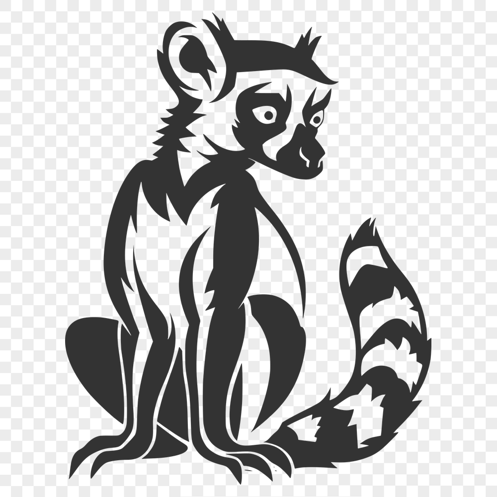 Free Beautiful Lemur Design