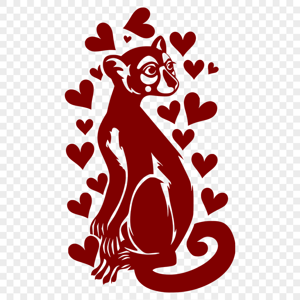 Unique Lemur - Procreate SVG