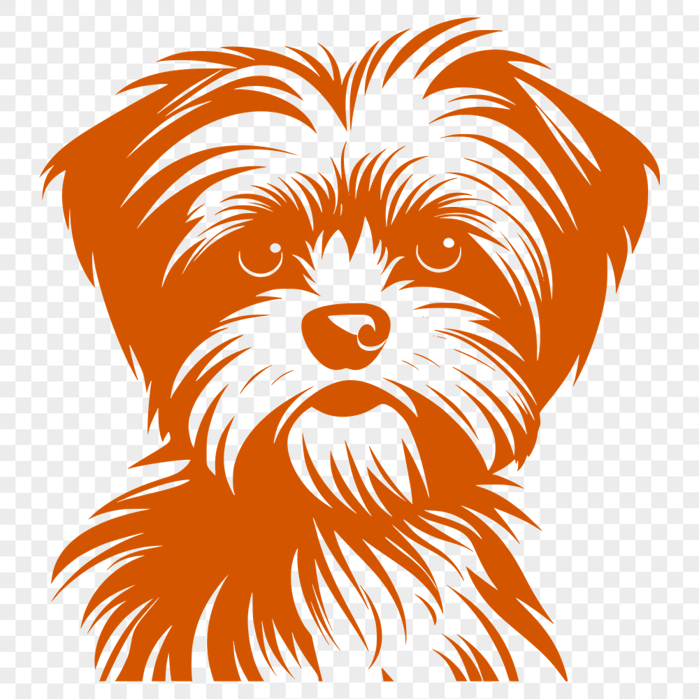 Creative Morkie Digital Drawing