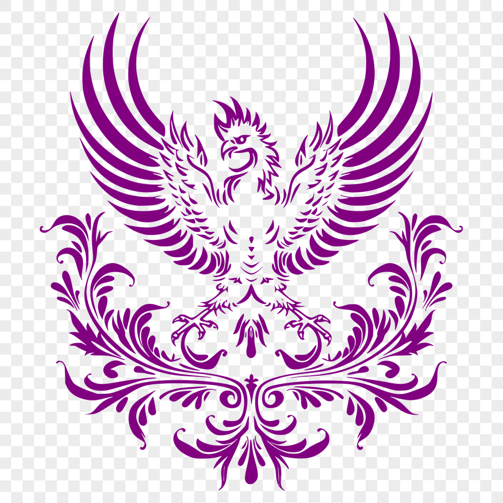 Ornate Pheonix DXF