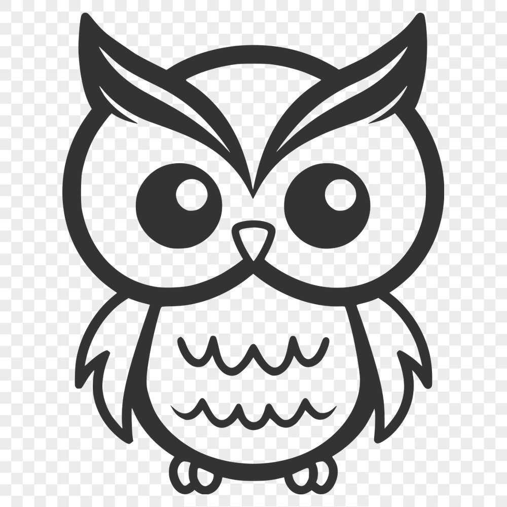 Artistic Owl DXF