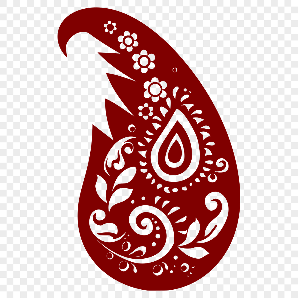 Artistic Paisley SVG, PNG, PDF And DXF Files