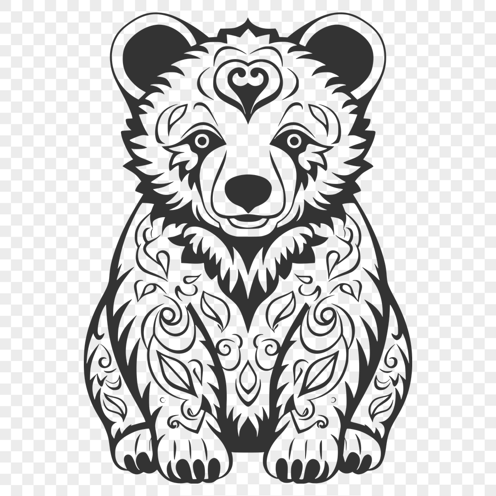 Creative Bear Clip Art