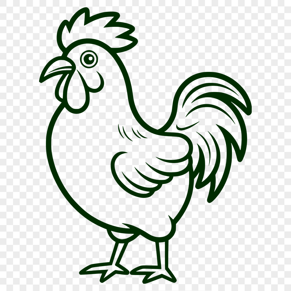 Free Creative Chicken Artwork