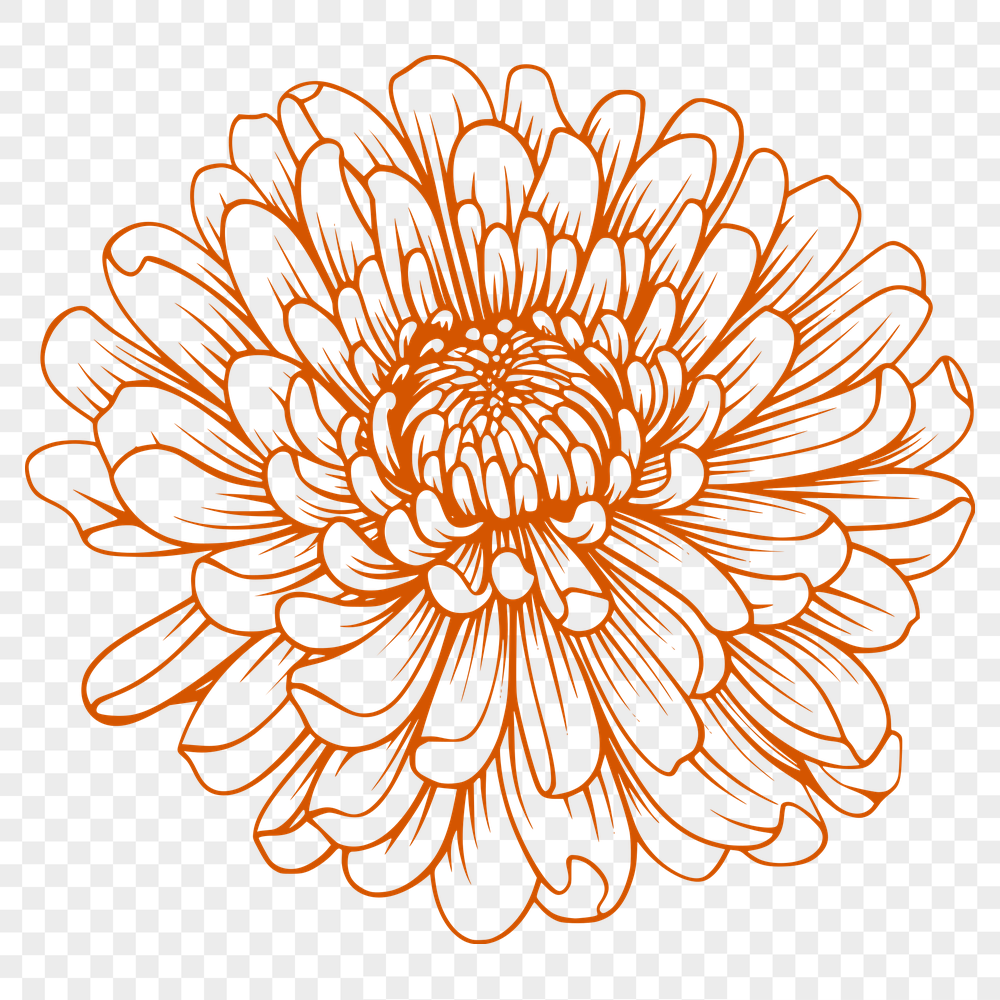 Free Flower SVG, PNG, PDF And DXF Files