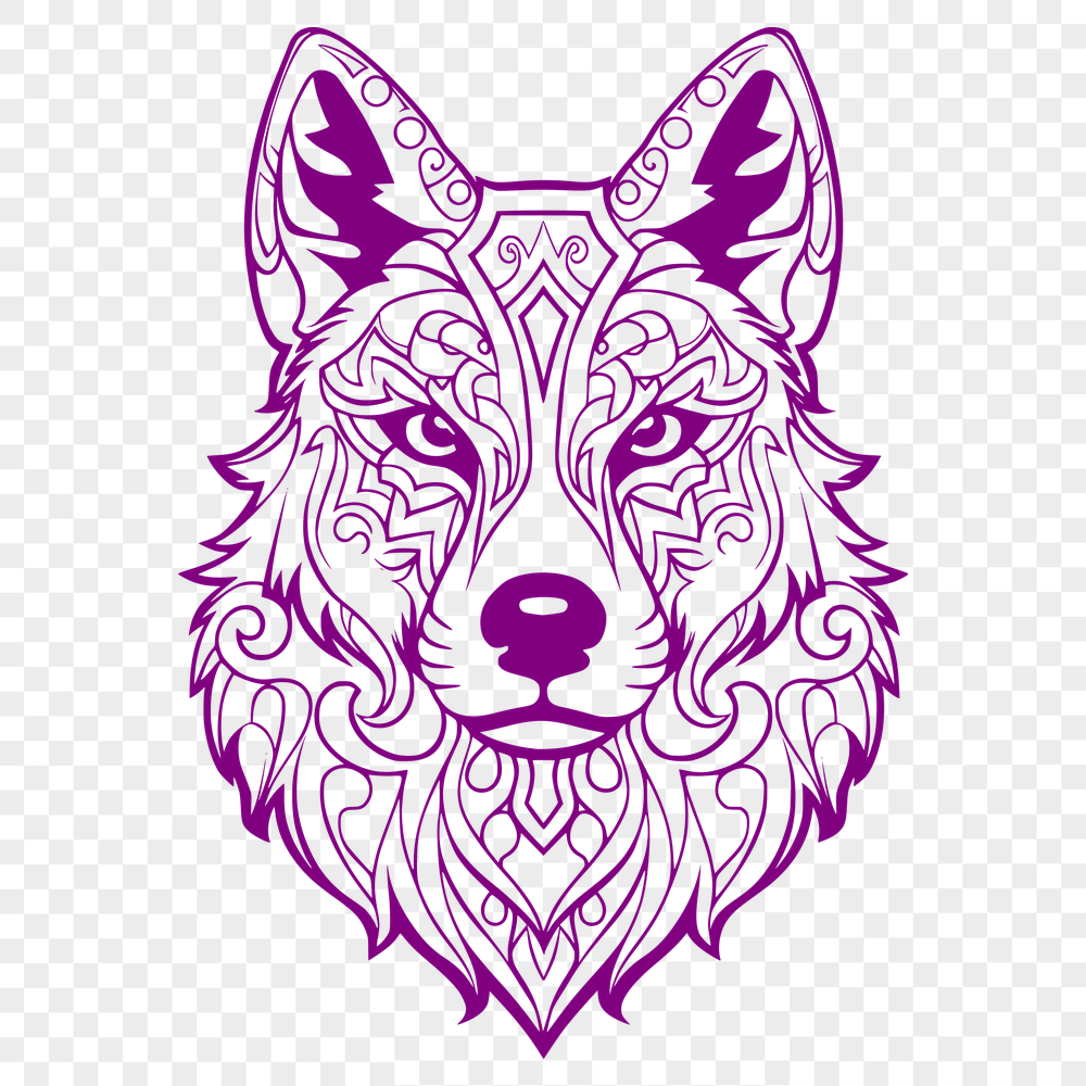 Beautiful Husky Illustration