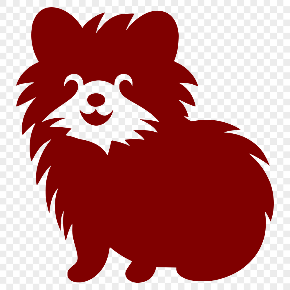 Artistic Pomeranian Decal