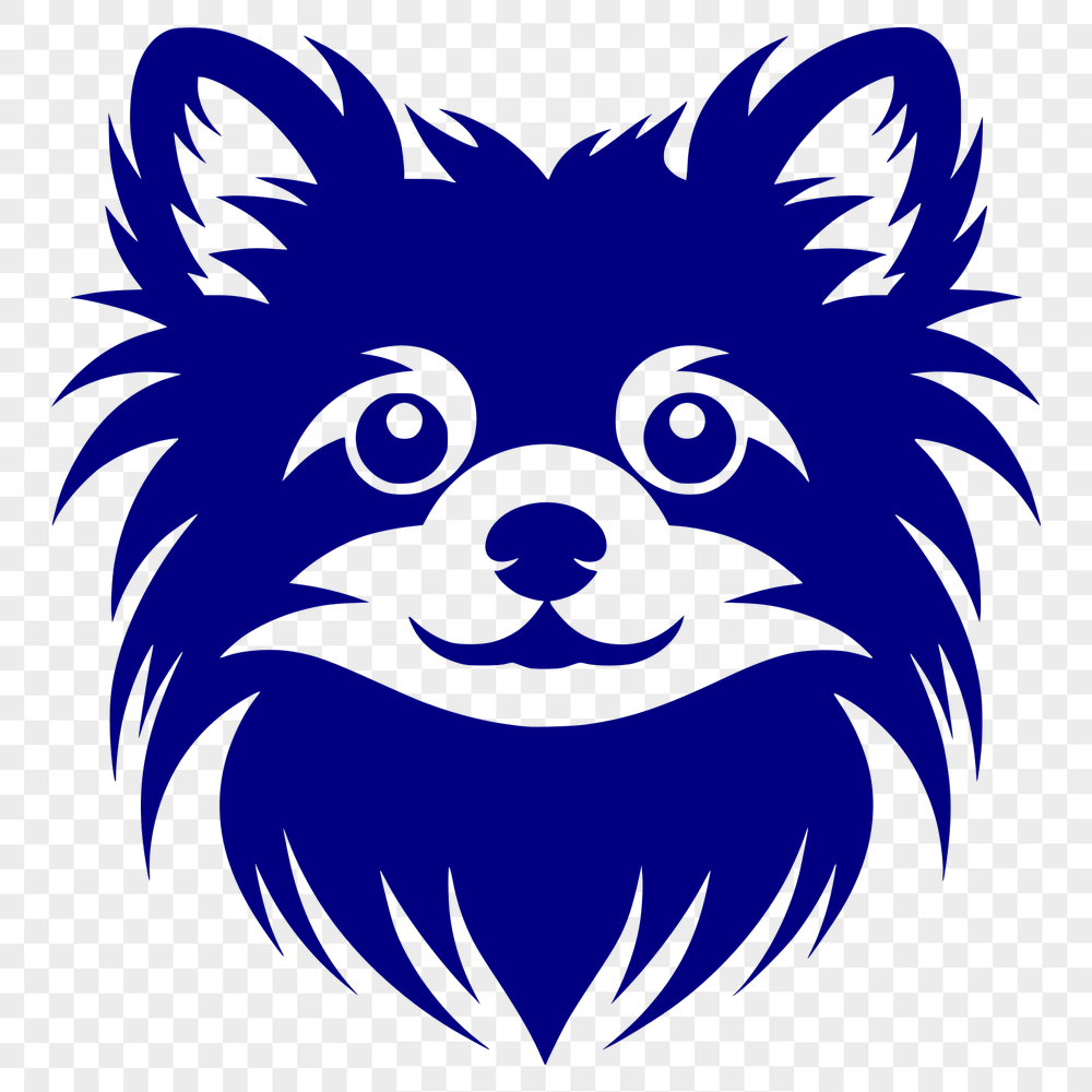 Beautiful Pomeranian SVG