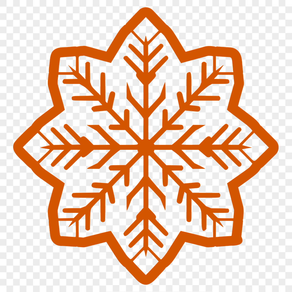 Free Snowflake - Winter DXF