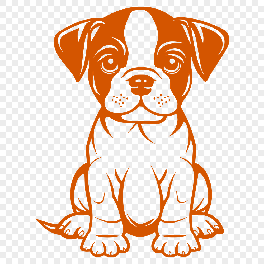 Stunning Puppy Clip Art