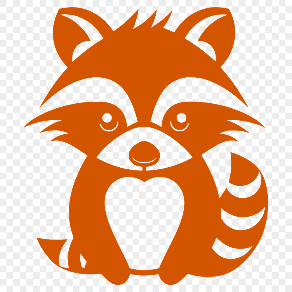 Unique Racoon - For Laser Cutter Project