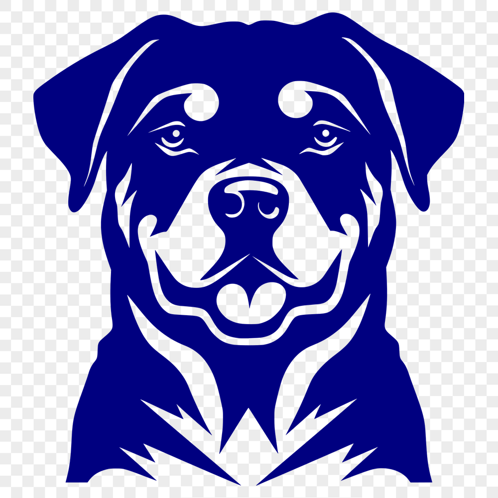 Free Beautiful Rottweiler Vector Drawing