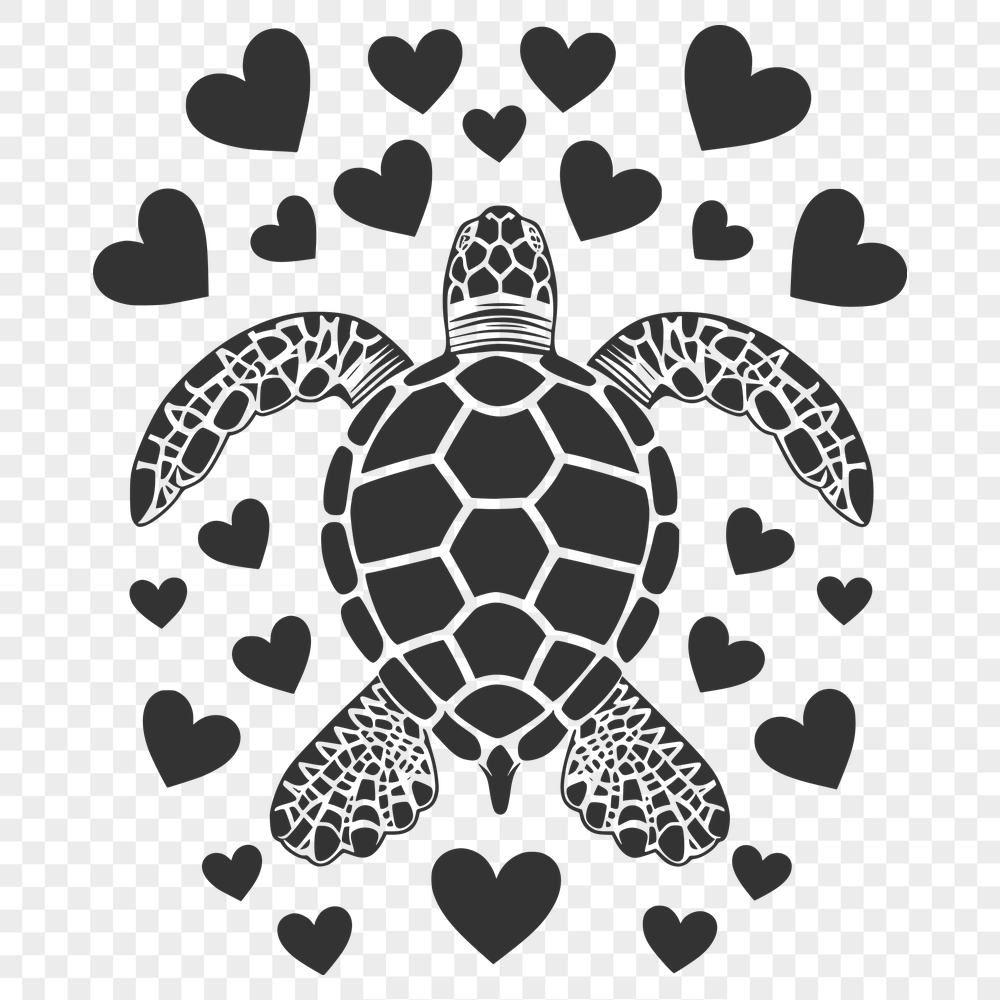 Creative Sea Turtle SVG