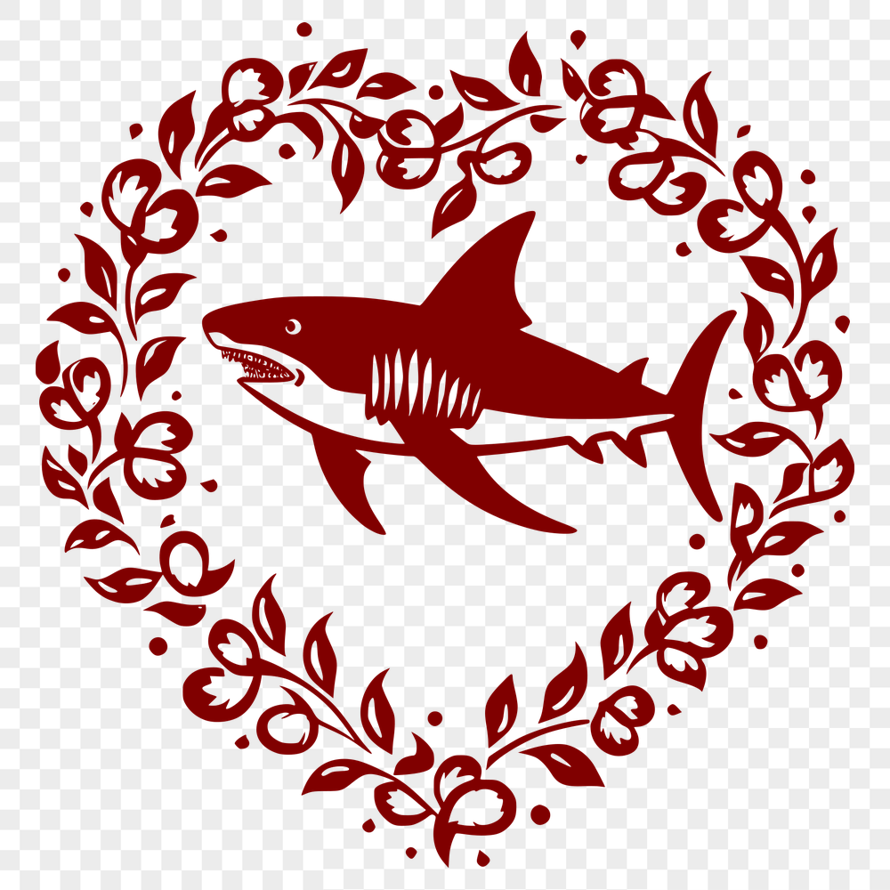 Shark Design In SVG, PNG, PDF And DXF Formats