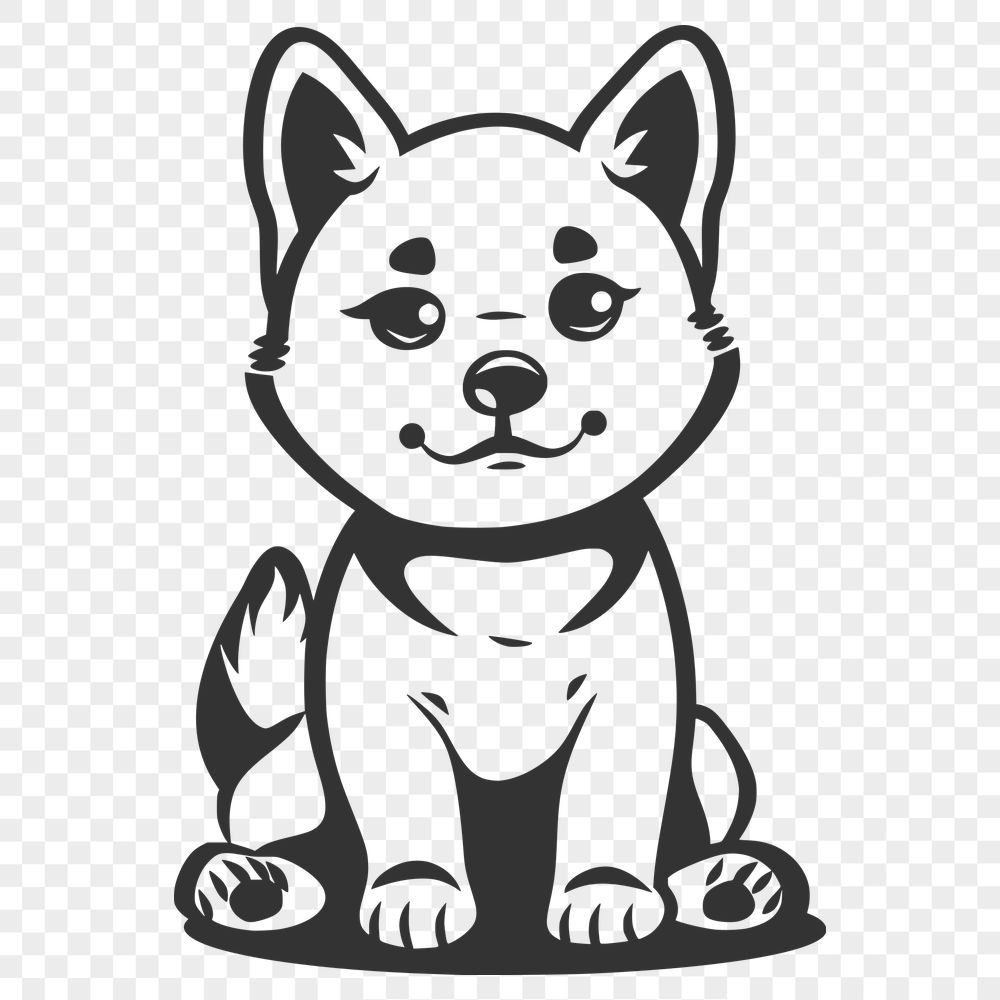 Cute Shiba Inu - For Sublimation Project