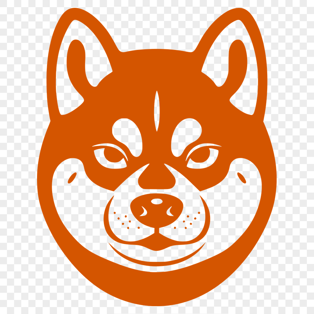 Creative Shiba Inu Vector Craft File