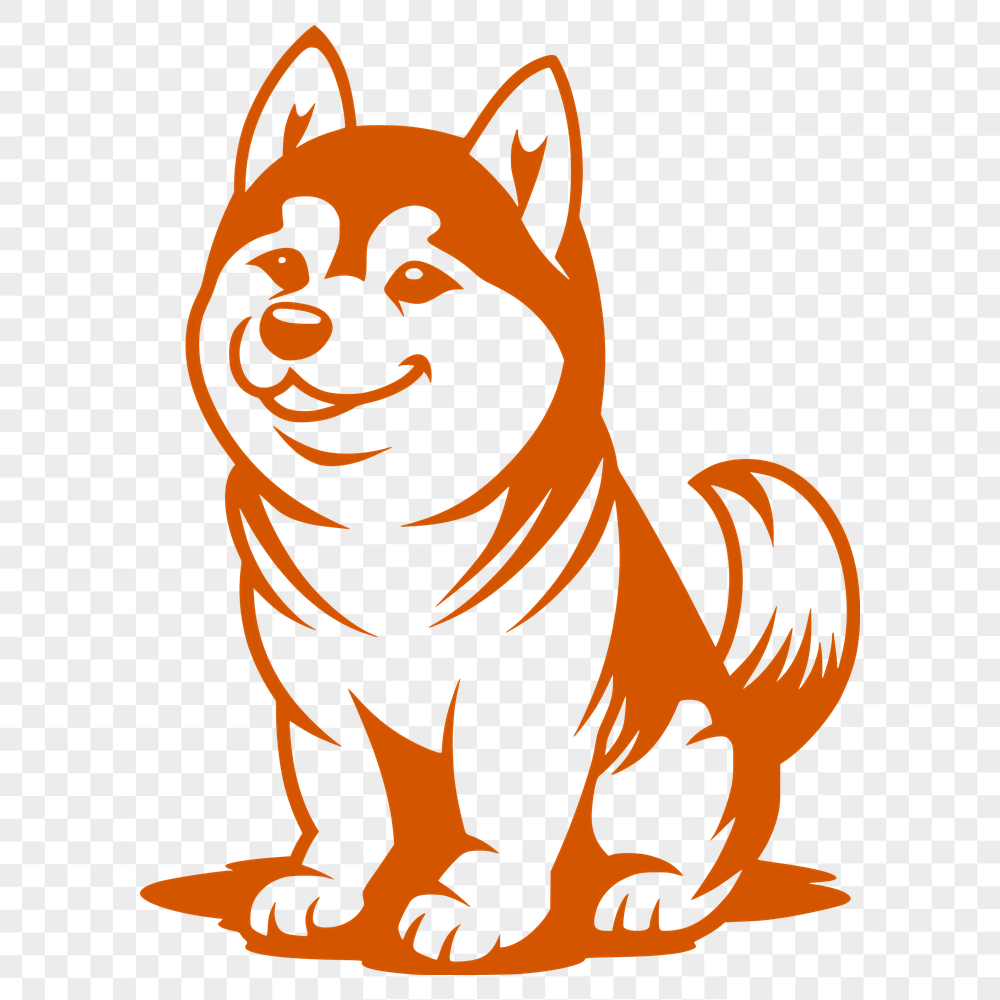 Unique Shiba Inu SVG