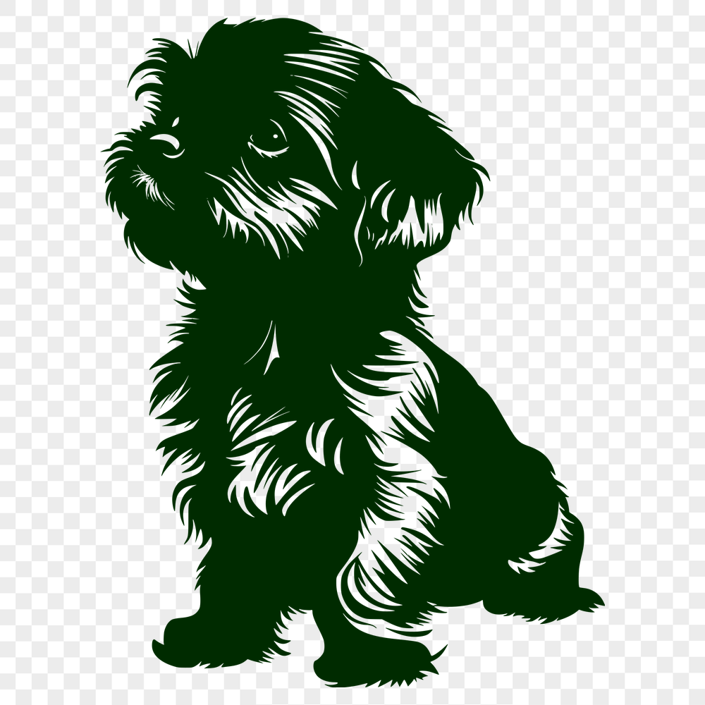 Beautiful Shih Tzu DXF