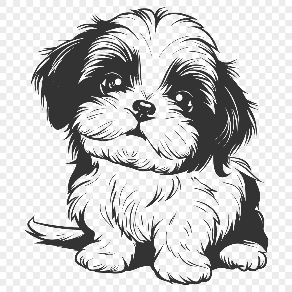 Stunning Shih Tzu PNG