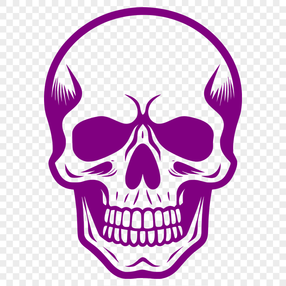 Unique Skull SVG