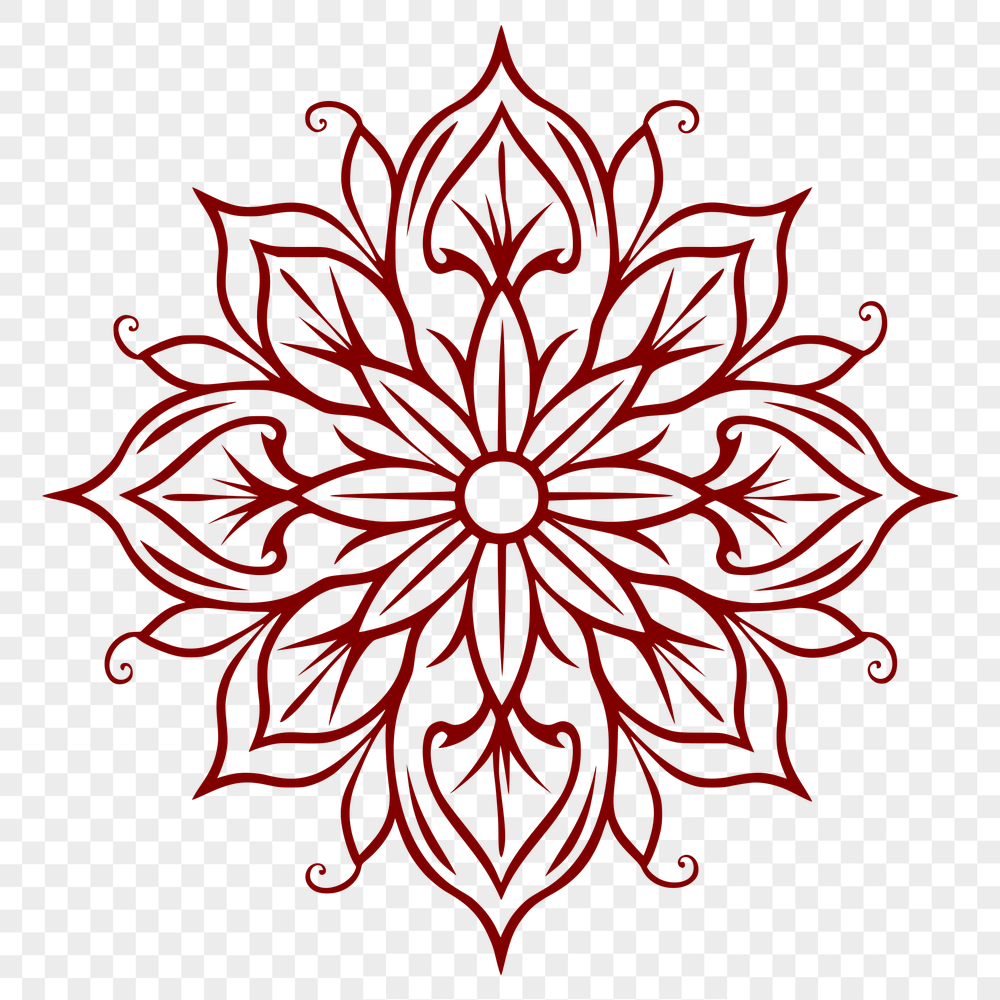 Ornate Snowflake Vector Image