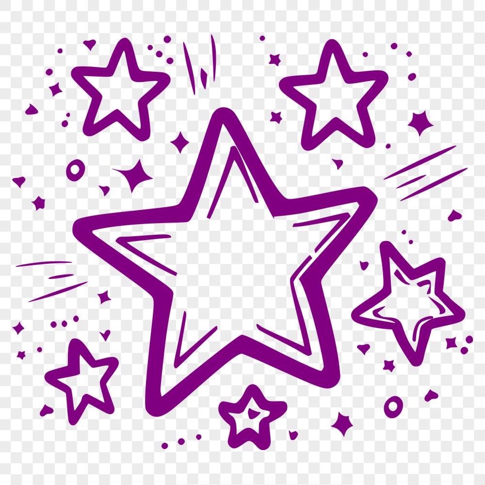 Unique Star Vector Image PNG - Free Download