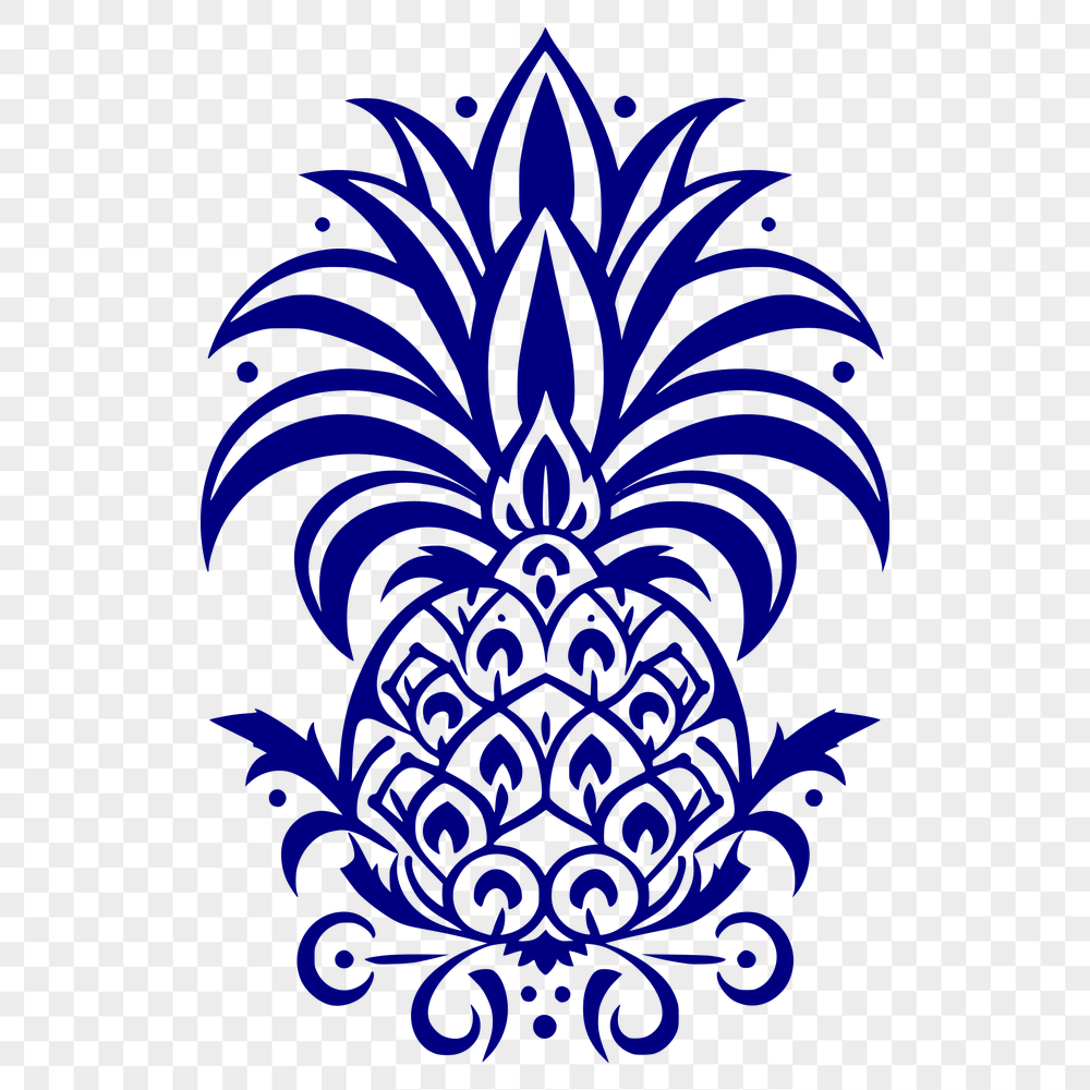 Free Unique Pineapple Digital Artwork