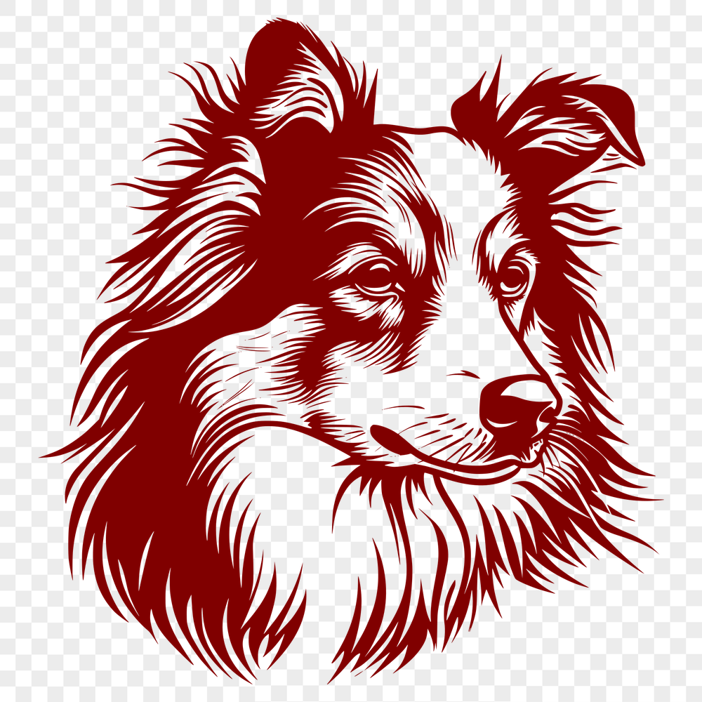 Free Artistic Shetland Sheepdog Printable Artwork