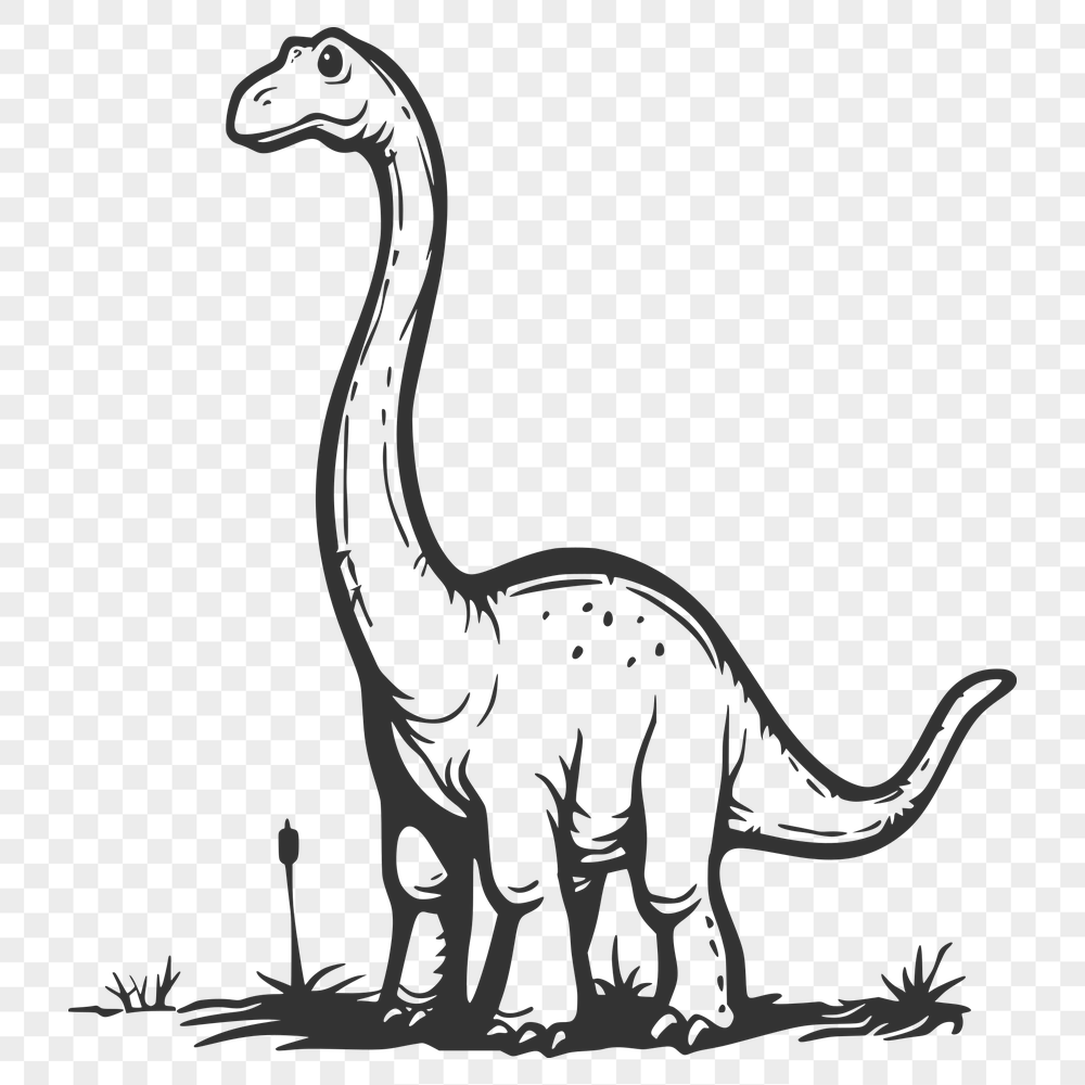 Stunning Brachiosaurus Decal