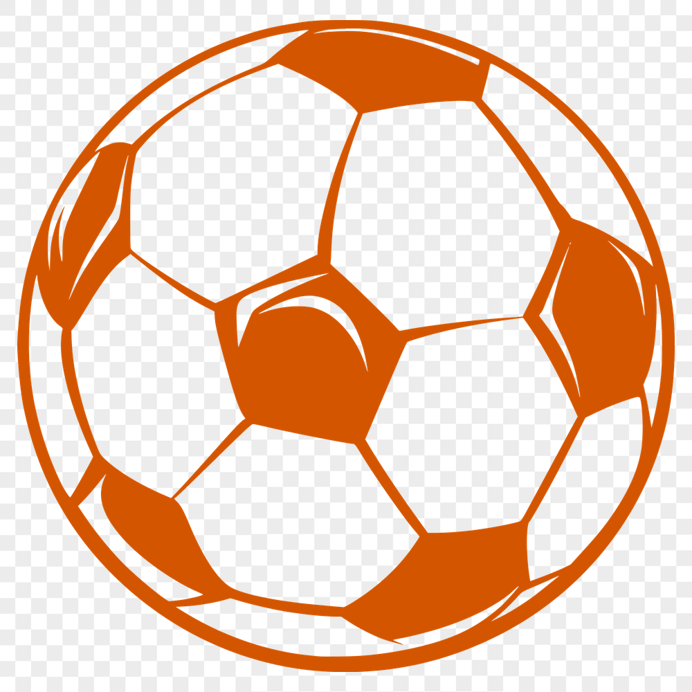 Beautiful Soccer Ball In SVG & PNG