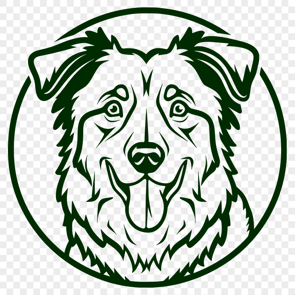 Stunning Australian Shepherd DXF