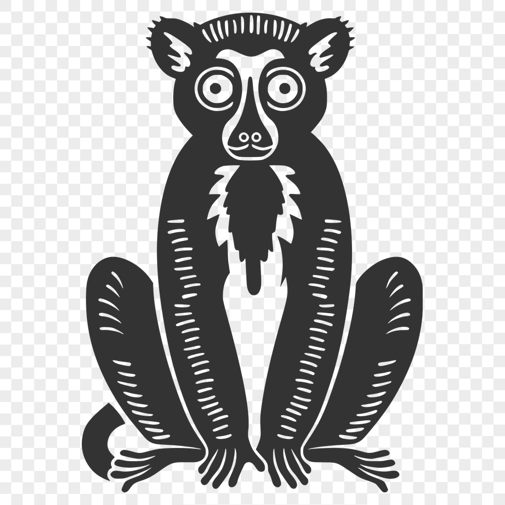 Beautiful Lemur - For Glowforge Project