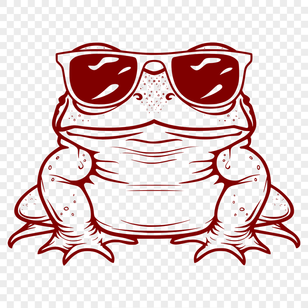 Free Stunning Toad Digital Drawing