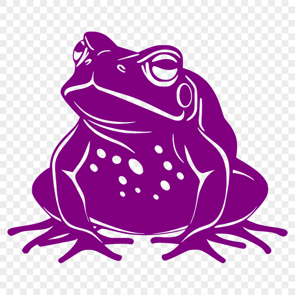 Stunning Toad - Vinyl SVG